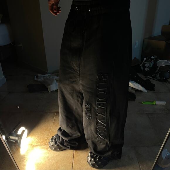 Shayne Oliver Anonymous Club x Hood By Air Baggy Sweatpants - Picture 1 of 8